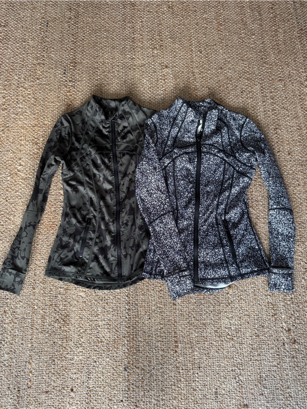 2 Lululemon Define jackets women S6 camo&splatter